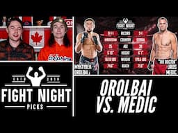 UFC Fight Night: Myktybek Orolbai vs. Uros Medic Preview & Prediction