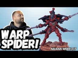 Paint Warp Spiders Aspect Warriors for Eldar!