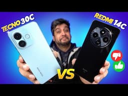 Tecno Spark 30C  Vs  Redmi 14C 5G ⚡️ Which is the Best Budget 5G Phone Under ₹15000?