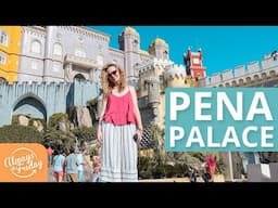 DAY TRIP TO PENA PALACE - Visiting Palácio da Pena Castle in Sintra, from Lisbon, Portugal