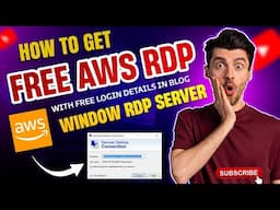 Free aws rdp | How to create free aws rdp | AWS rdp free | Free RDP 2025 | Azure RDP | AWS RDP 2025