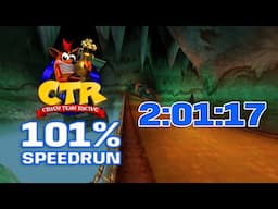 Crash Team Racing 101% Speedrun - 2:01:17