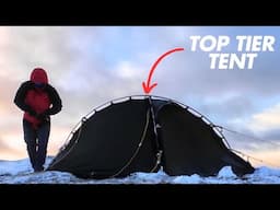 The Nortent VERN 1 is a TOP TIER PIECE of KIT | Solo Sub-Zero Winter Wind & Snow Wild Camp