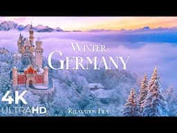 Germany Winter 4K - Relaxation Film. Study Music for Focus & Deep Sleep Relaxation - Ultra HD Nature