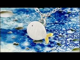 Making Silver Necklace Using 24K Gold Foil | Keum-Boo on Silver | Jewelry Making