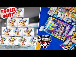 SOLD OUT Prismatic Evolutions Release Day + Buying Pokemon Cards at Regional Championships!