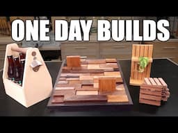 4 Easy one day builds that make you a better woodworker