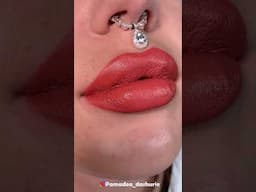 Beautiful Lipstick Makeup Tutorial 💄 By @amadea_dashurie on Instagram #shorts #lipart