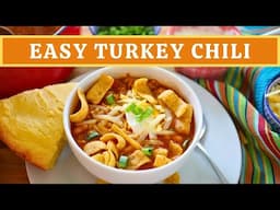 Easy TURKEY CHILI Recipe | Family Favorite | SO GOOD!