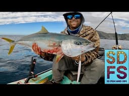 Vertical Jigging For Yellowtail Solo Skiff Fishing Bahía Asunción Baja California Sur Mexico SDFS