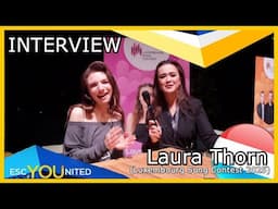 INTERVIEW with Laura Thorn (LSC 2025) La poupée monte le son - Luxembourg EUROVISION 2025