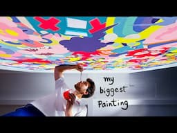 how I made my biggest painting