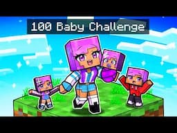 Minecraft 100 Baby Challenge Ep.1 | I Had My FIRST Minecraft Baby! 👶💕