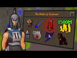 8,500 hours of loot on a maxed Group Ironman