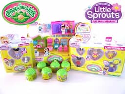 Cabbage Patch Kids Little Sprouts - Playset, unboxing, and mystery cabbages