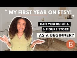 MY FIRST YEAR ON ETSY | BUILDING A ETSY DIGITAL PRODUCTS STORE AS A BEGINNER | MAKE MONEY ON ETSY