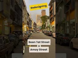 Redesigning Boon Tat Street x Amoy Street #visionzero