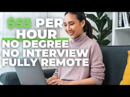 5 Entry Level Remote Jobs w/ No Degree & No Interview Always Hiring (2025)