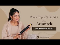 Bluetooth Phone Tripod Selfie Stick from ATUMTEK | Syncwire | 60-inch phone Tripod Review