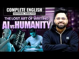 The Lost Art of Writing | Grammar/Vocab/Reading | Complete English | All Competitive Exams 2025