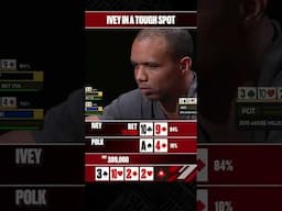 CAN HE GET OUT OF THIS SITUATION? #Poker #Shorts