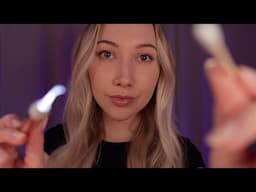 ASMR There’s Something In Your Eye! | up-close attention, light triggers, spoolie + brushing 💙