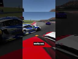 Is This The Riskiest Overtaking Move? #simracing #racinggames #iracing