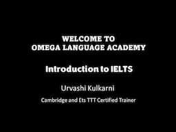 Introduction to IELTS by Urvashi