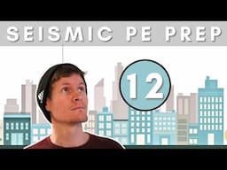 PE Seismic Example Problem - 12 #structuralengineering #civilengineering #engineering