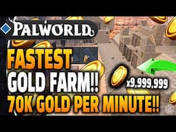 Palworld - GET RICH QUICK - 70k Gold per MINUTE + INFINITE AMMO!!