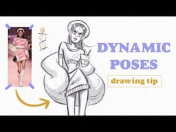 ✏️ How I draw dynamic poses vol.1 | Procreate Shorts