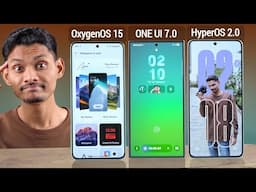 Smoothest UI Test? HyperOS 2.0 vs OxygenOS 15 vs One UI 7.0 !