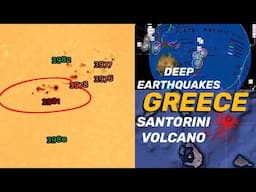 Solar Flare FRENZY‼️ Santorini Volcano Awakens‼️ Fast Forming Sunspot