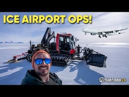 Behind the scenes at an ice airport (Antarctica)