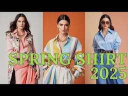 🌸 Chic Spring Shirt Outfits 2025 | Effortless & Trendy Ways to Style Shirts This Season!