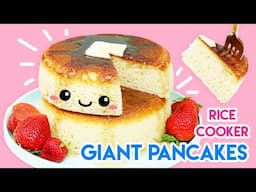 How to Make Giant Pancakes in a RICE COOKER!