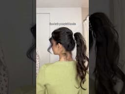 fine hair ponytail hack