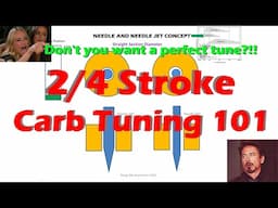 Motorcycle Carburetor Tuning 101 - learn how to tune & calibrate a slide carb | Beginner to Pro