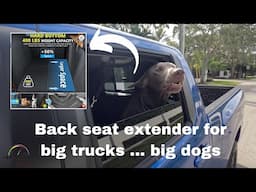 DIAMOOKY Truck Back Seat Extender for Dogs, amazing product!