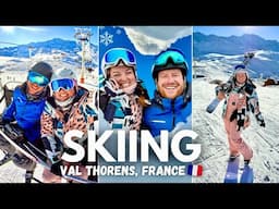 SKIING VLOG! ❄️🎿 driving to the Alps, zip-lining, toboggan run & Christmas ⛷️ Val Thorens France 🇫🇷