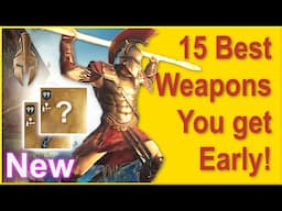 Assassins Creed Odyssey - 15 Best Weapons You can get Early! - Best Free Weapons - Best Free Armor!