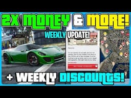 GTA 5 ONLINE WEEKLY UPDATE! 2X MONEY & MORE!