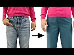 💟Tips to Fix Jeans to Fit Your Body Measurements / Easy to Do