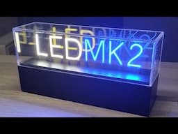 DIY display case led filament mk2 letters