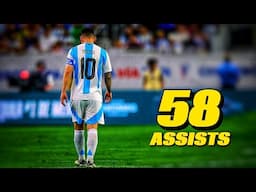 Lionel Messi's 58 Assists With Argentina - International Records.HD