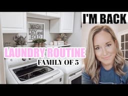 *NEW* LAUNDRY ROUTINE 2020 / Organized Laundry Schedule for Family of 5