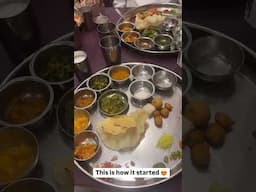 Mbest Gujarati Thali in Mumbai #thakarbhojanalaya #ytshorts  #food #vegetarian #youtubeshorts