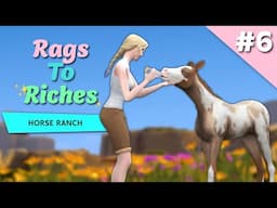 WE RESCUED A FOAL! SIMS 4 RAGS TO RICHES - Horse Edition Episode #6 | Pinehaven