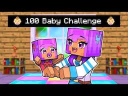 Minecraft 100 Baby Challenge Ep.2 | Welcome My First Baby Girl! 😍💕