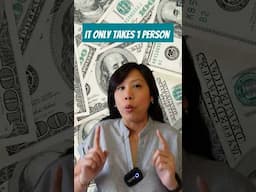 It Only Takes ONE Person In YOUR Family #wealth #life #shorts #money #fyp #one